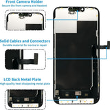 iPhone 13 Pro Max Screen Replacement, 6.7 Inch Incell LCD Touch Screen Digitizer with Full Repair Tool Kit & Tempered Glass, Fits iPhone 13 Pro Max A2484 A2641 A2642 A2643 A2644