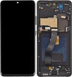Samsung Galaxy S21 Ultra 5G Screen Replacement with Frame, 6.8" Dynamic AMOLED 2X Curved Touch Digitizer, Full Repair Tool Kit & Tempered Glass Protector for SM-G998U SM-G998A SM-G998W