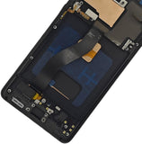 Samsung Galaxy S21 Ultra 5G Screen Replacement with Frame, 6.8" Dynamic AMOLED 2X Curved Touch Digitizer, Full Repair Tool Kit & Tempered Glass Protector for SM-G998U SM-G998A SM-G998W