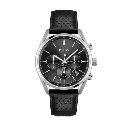 Hugo Boss 1513816 Champion Men's Watch, 44mm Silver Stainless Steel Chronograph Wrist Watch for Men, 100M Water Resistant In Australia - Darrahopens