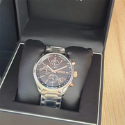 Hugo Boss 1513473 Watch Steel Watch Argenta Gilded Rose Black Dial Man In Australia - Darrahopens