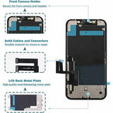 iPhone XR Screen Replacement, 6.1 Inch Incell LCD Display Touch Screen Digitizer with Full Repair Tool Kit & Tempered Glass, for iPhone XR A1984 A2105 A2106 A2107 In Australia - Darrahopens