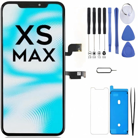iPhone XS Max Screen Replacement, 6.5 Inch Incell LCD Display Touch Screen Digitizer with Full Repair Tool Kit & Tempered Glass, for iPhone XS Max A1921 A2101 A2102 A2104 In Australia - Darrahopens