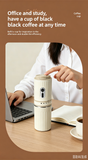 【Portable Electric Coffee Maker, All-in-One Grinder & Brewer with 7 External Adjustable Grind Settings, 1500mAh Rechargeable Battery, 304 Stainless Steel Cordless Drip Coffee Machine for Home Office Travel Camping】