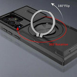 2-in-1 Magnetic Sliding Lens Case, Black for Samsung S23Ultra