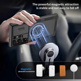2-in-1 Magnetic Sliding Lens Case, Black for Samsung S23Ultra