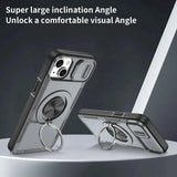 Red Warrior 2-in-1 Magnetic Sliding Lens Case grey for iPhone 15