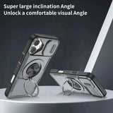 Red Warrior 2-in-1 Magnetic Sliding Lens Case grey for iPhone 16