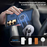 2-in-1 Magnetic Sliding Lens Case, Blue for  Samsung S25Ultra