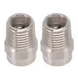 2PCS Misting Nozzle G1/4 Male Thread Flat Head Stainless Steel Atomization Sprayer for Garden Watering