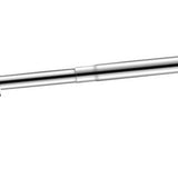 Adjustable Closet Rod Stainless Steel Punch Free Retractable Clothes Drying Rod for Bathroom Bedroom Closet 22 Tubes 40‑55cm