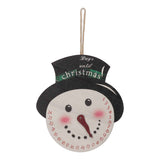 Christmas Day Sign Puppet Man Style 4mm Thickness Lightweight Easy Hanging Poplar Wood Welcome Door Decoration