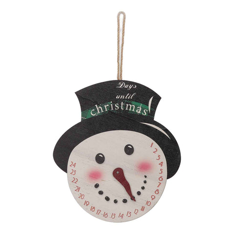 Christmas Day Sign Puppet Man Style 4mm Thickness Lightweight Easy Hanging Poplar Wood Welcome Door Decoration