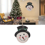Christmas Day Sign Puppet Man Style 4mm Thickness Lightweight Easy Hanging Poplar Wood Welcome Door Decoration