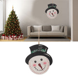 Christmas Day Sign Puppet Man Style 4mm Thickness Lightweight Easy Hanging Poplar Wood Welcome Door Decoration