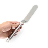 Stainless Steel Blade Offset Spatula Portable Cream Icing Spatula for Pastry Cake Decoration