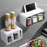 Under Desk Storage Box No Punching Storage ABS PS Small Hidden Drawer For Dormitory Small Transparent Black