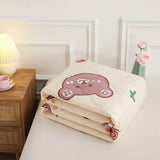Home Pillow Case Sofa Cushion Accessories Linen Nordic Style Daily Use Home Textiles Small Green Leaves 45x45
