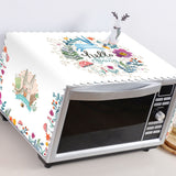 Microwave Cover Cloth Oven Cute Dust Proof Shiled Universal Oil Proof Nordic Style Simple Parts Daisy 35x100cm