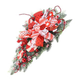 Christmas Garland Hanging Simulation Wreath for Living Room Bedroom Office Wedding Birthday In Australia - Darrahopens