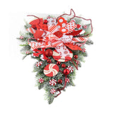 Christmas Garland Hanging Simulation Wreath for Living Room Bedroom Office Wedding Birthday In Australia - Darrahopens