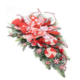 Christmas Garland Hanging Simulation Wreath for Living Room Bedroom Office Wedding Birthday