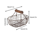 2pcs Flower Girl Basket Wedding Flower Baskets Metal Baskets Home Decor In Australia - Darrahopens