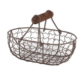 2pcs Flower Girl Basket Wedding Flower Baskets Metal Baskets Home Decor In Australia - Darrahopens