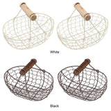 2pcs Flower Girl Basket Wedding Flower Baskets Metal Baskets Home Decor In Australia - Darrahopens