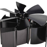 Stove Fan 6 Blade Mini Fireplace Fan Heat Powered Wood Stove Fan In Australia - Darrahopens