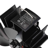 Stove Fan 6 Blade Mini Fireplace Fan Heat Powered Wood Stove Fan In Australia - Darrahopens
