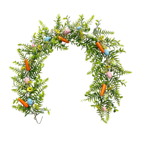 Simulation Egg Rattan Garland Artificial Easter Eggs Flower Garland Home Greenery Decor In Australia - Darrahopens