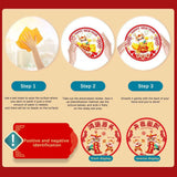 Double Sided Colorful Dragon Year Window Decorations Chinese New Year Spring Festival Zodiac Static Cling Decals Featuring Blessing Characters and Couplets Set In Australia - Darrahopens