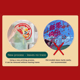 Double Sided Colorful Dragon Year Window Decorations Chinese New Year Spring Festival Zodiac Static Cling Decals Featuring Blessing Characters and Couplets Set In Australia - Darrahopens