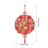 Door Decals for Dragon Year Festive 3D Hanging Decorations for Entrance Door and Window Flower Decor