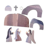 Easter Scene Wooden Decoration Wooden Jesus Nativity Christ Statue Decoration In Australia - Darrahopens