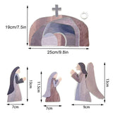 Easter Scene Wooden Decoration Wooden Jesus Nativity Christ Statue Decoration In Australia - Darrahopens