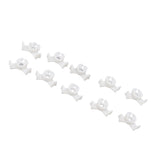 20Pcs Plant Bender Plastic Low Stress 90 Degree Angle Adjustable Plant Training Clips for Green House Garden White