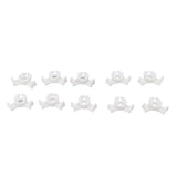 20Pcs Plant Bender Plastic Low Stress 90 Degree Angle Adjustable Plant Training Clips for Green House Garden White