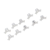 20Pcs Plant Bender Plastic Low Stress 90 Degree Angle Adjustable Plant Training Clips for Green House Garden White