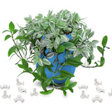 20Pcs Plant Bender Plastic Low Stress 90 Degree Angle Adjustable Plant Training Clips for Green House Garden White