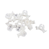 20Pcs Plant Bender Plastic Low Stress 90 Degree Angle Adjustable Plant Training Clips for Green House Garden White