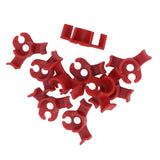 20Pcs Plant Bender Plastic Low Stress 90 Degree Angle Adjustable Plant Training Clips for Green House Garden Red In Australia - Darrahopens
