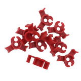 20Pcs Plant Bender Plastic Low Stress 90 Degree Angle Adjustable Plant Training Clips for Green House Garden Red In Australia - Darrahopens