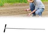 Soil Sample Probes with T Handle Adjustable Sharp Tip Stainless Steel Soil Sampler Tool for Plant Care Farm