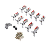 10PCS Atomizing Spray Nozzle Set Zinc Alloy Agricultural Plant Water Misting Fan Nozzle for Tractor Lawn Landscaping Irrigation