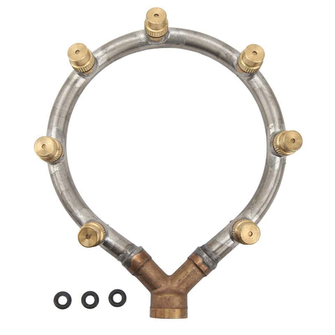 Multifunctional Annular Nozzle G3/8 Female Thread Multi Head Ring Shaped Atomizing Nozzle for Garden Agricultural Irrigation 7 Head In Australia - Darrahopens