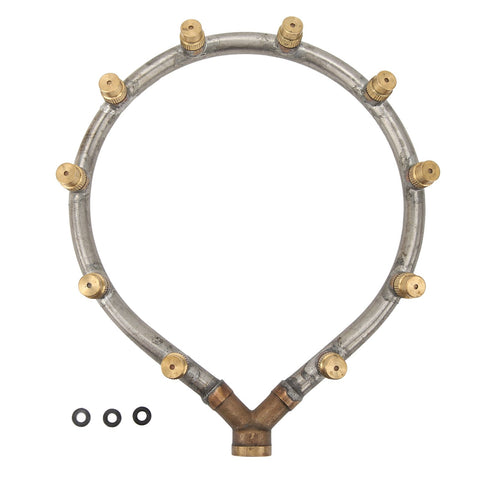 Multifunctional Annular Nozzle G3/8 Female Thread Multi Head Ring Shaped Atomizing Nozzle for Garden Agricultural Irrigation 10 Head In Australia - Darrahopens