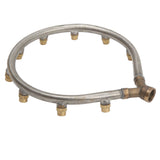 Multifunctional Annular Nozzle G3/8 Female Thread Multi Head Ring Shaped Atomizing Nozzle for Garden Agricultural Irrigation 10 Head In Australia - Darrahopens