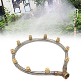 Multifunctional Annular Nozzle G3/8 Female Thread Multi Head Ring Shaped Atomizing Nozzle for Garden Agricultural Irrigation 10 Head In Australia - Darrahopens